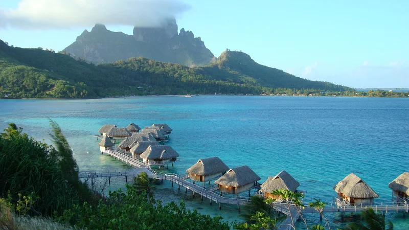 Breathtaking view from the Sofitel in Bora Bora, ideal for a 7-day itinerary.