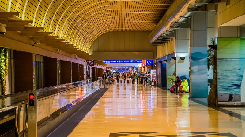 Taoyuan International Airport, the gateway to Taipei for international travelers.